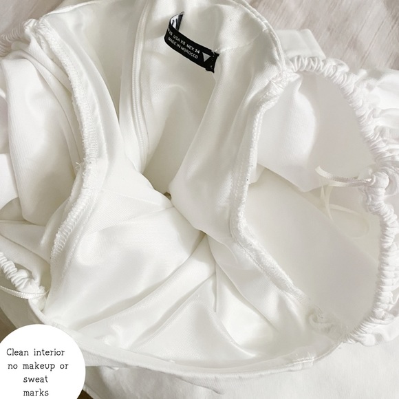 Zara White Puffed Sleeve Mini Dress - Picture 14 of 15